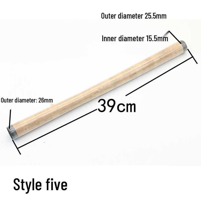 DIY Köderrute Ersatz: Korkgriff, 18cm-39cm, Einteilige Rutenmodifikation & Reparatur für weite Würfe.