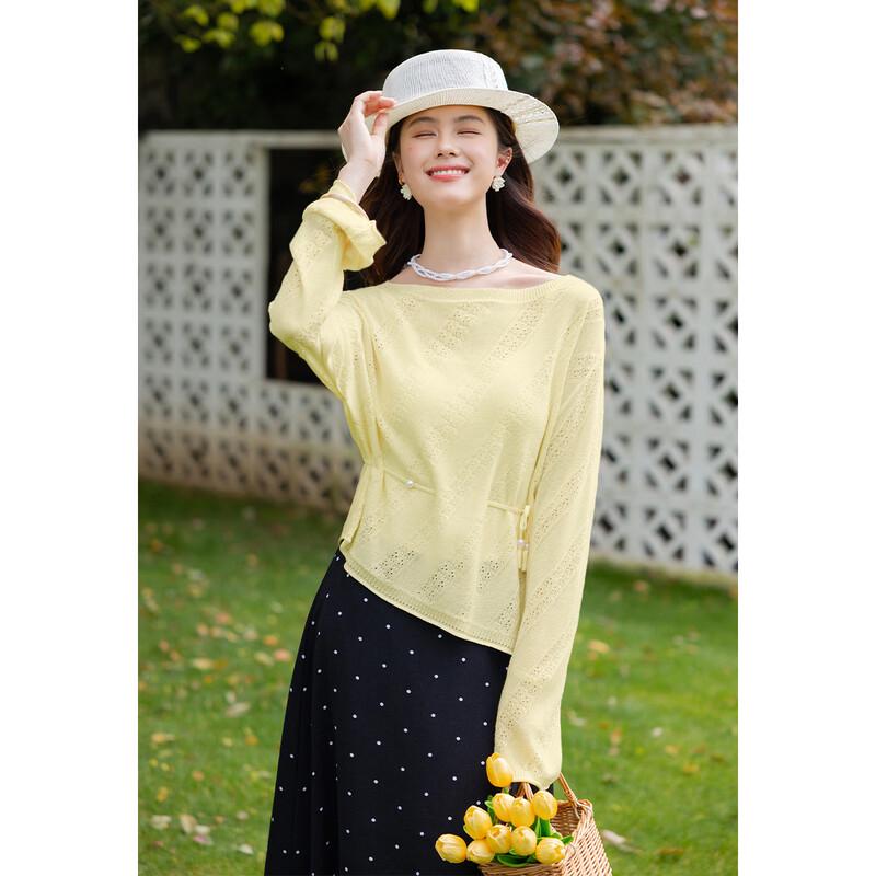 Mocana Women's Summer Beach Long Sleeve Knit Top