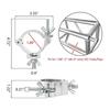 ABUL-Aluminum Alloy 2" For Stage Lighting Truss Lighting Clamps- 10 Pcs DJ Light Clamp For Par Lights Spotlight Moving Head Ligh