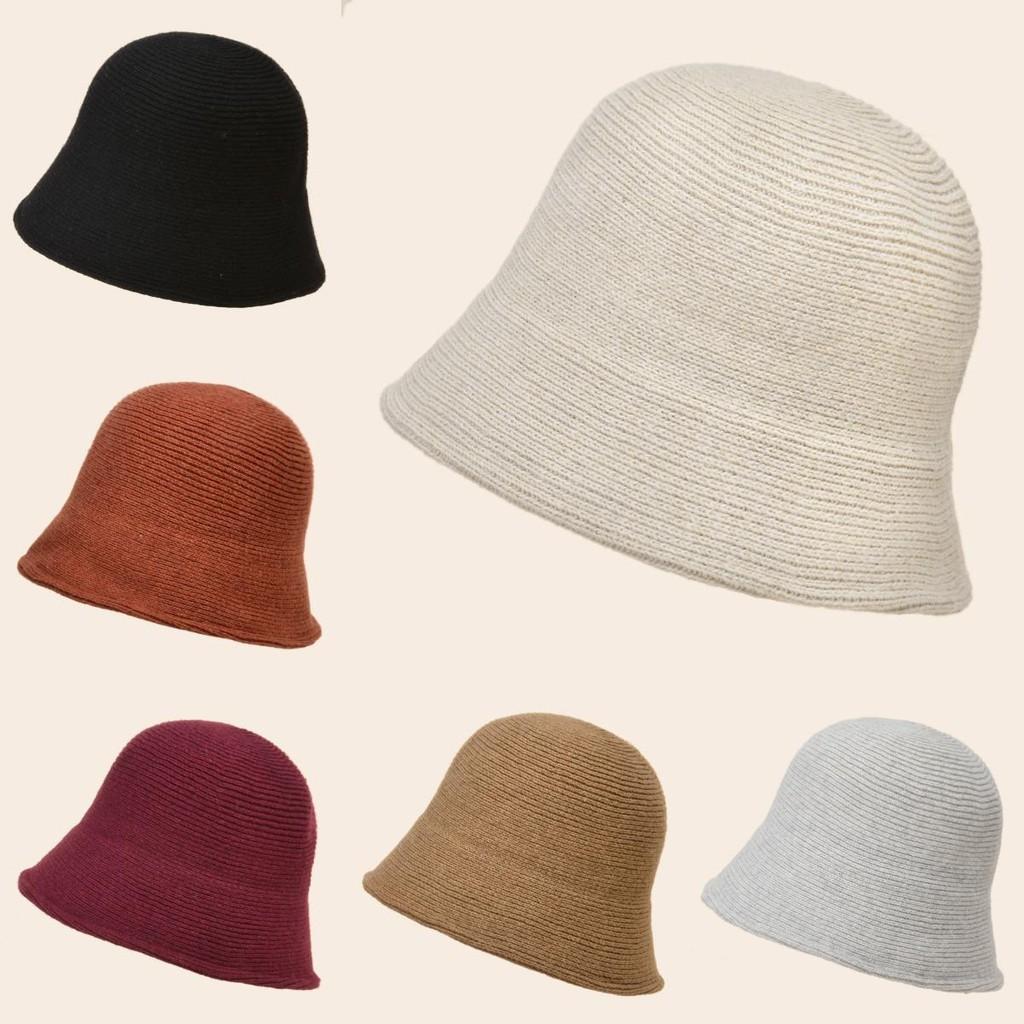 Knitted Autumn Winter Womens Fisherman Hat With Warm Polyester Material For Casual Style