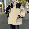 Spring and Autumn New Men's Korean Version Contrast Color Hooded Multi-Pockets Stylish Couple Internet Celebrity Same Style Fashion Jacket