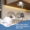Kitchen Under Cabinet Utensil Hanger Rotatable Kitchen Storage Hooks Rotating Kitchenware Hook Under Cabinet For Towel Bag