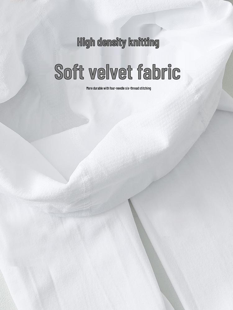 Girls' Spring & Summer Dance Footed White Velvet Tights - One-Piece Base Layer