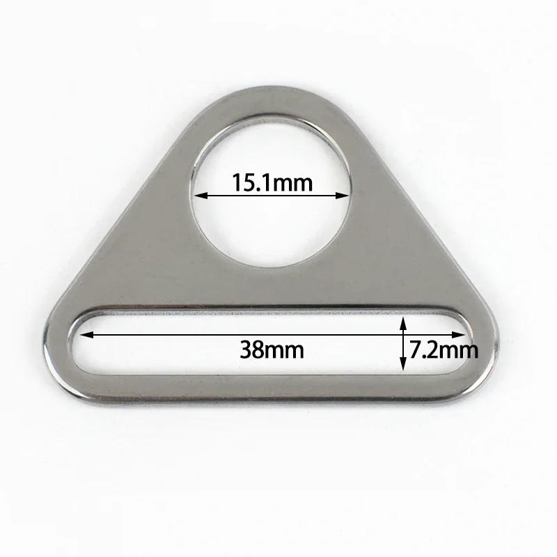 Meetee 5/10Pcs 20-38mm Stainless Steel Buckle Bag Strap Adjuster Buckles Bra Bikini Connector Clasp Anti-slip Fixing Accessories