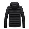 Clothing Cotton Coat Men's Winter New Solid-colour Removable Cap Casual Trend Thickened Top Coat Men Comfortable and Versatile Jacket