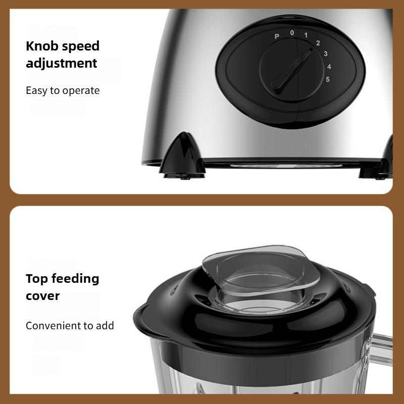 1.5L Large Capacity Electric Food Blender High Power Automatic Soybean Milk Machine Kitchen Multi-function Juicer