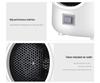 Compact 110V Touchscreen Electric Heater for Quick Desk and Home Use