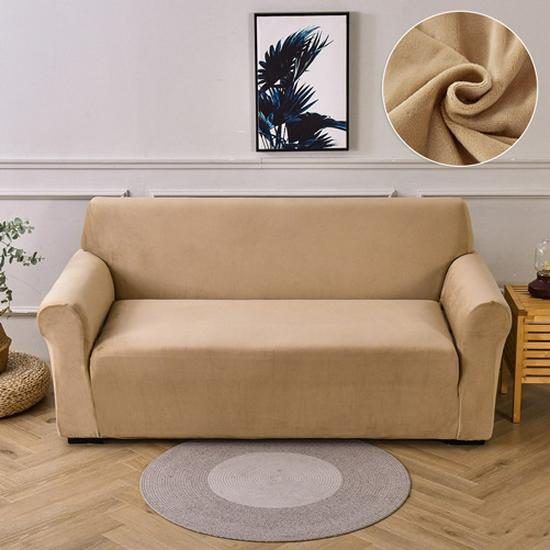 

Чехол для дивана Silver Fox Ultra-Soft из цельного высокоэластичного бархата 2 Pillowcases