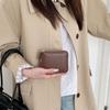 Wallets PU Zipper Wallet Korean Style Card Holder Casual Solid Color Coin Purse  Student