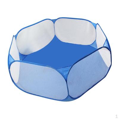 Breathable Transparent Foldable Small Animal Cage Playpen Outdoor Enclosure For Guinea Pig Hamsters,