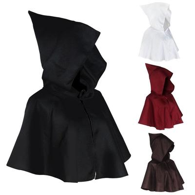 2021 New Foreign Trade Halloween Grim Reaper Cloak Cos Costume Medieval Hooded Cloak In Stock for Adults