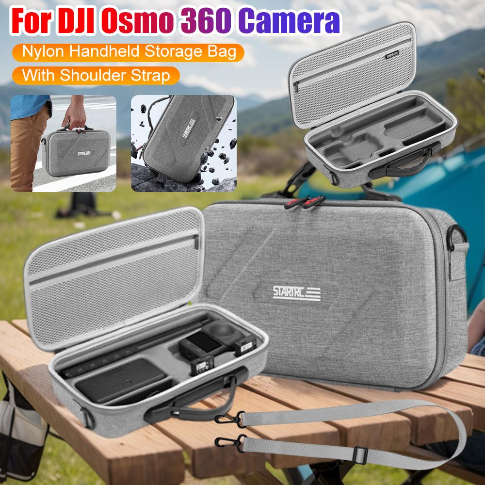 Handheld-Aufbewahrungstasche für DJI Osmo 360 Kamera Vollschutz Handtasche Umhängetaschen Tragbare Reise-Tragetasche für Osmo 360