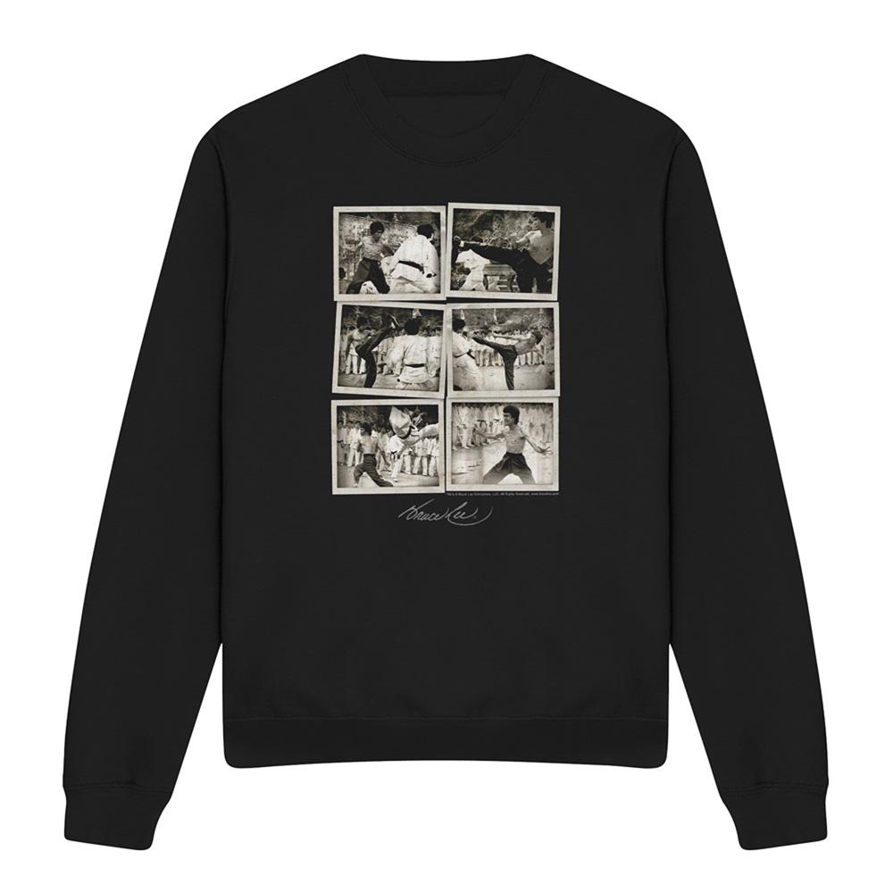 Bruce Lee Unisex Adult Snap Shots Sweatshirt