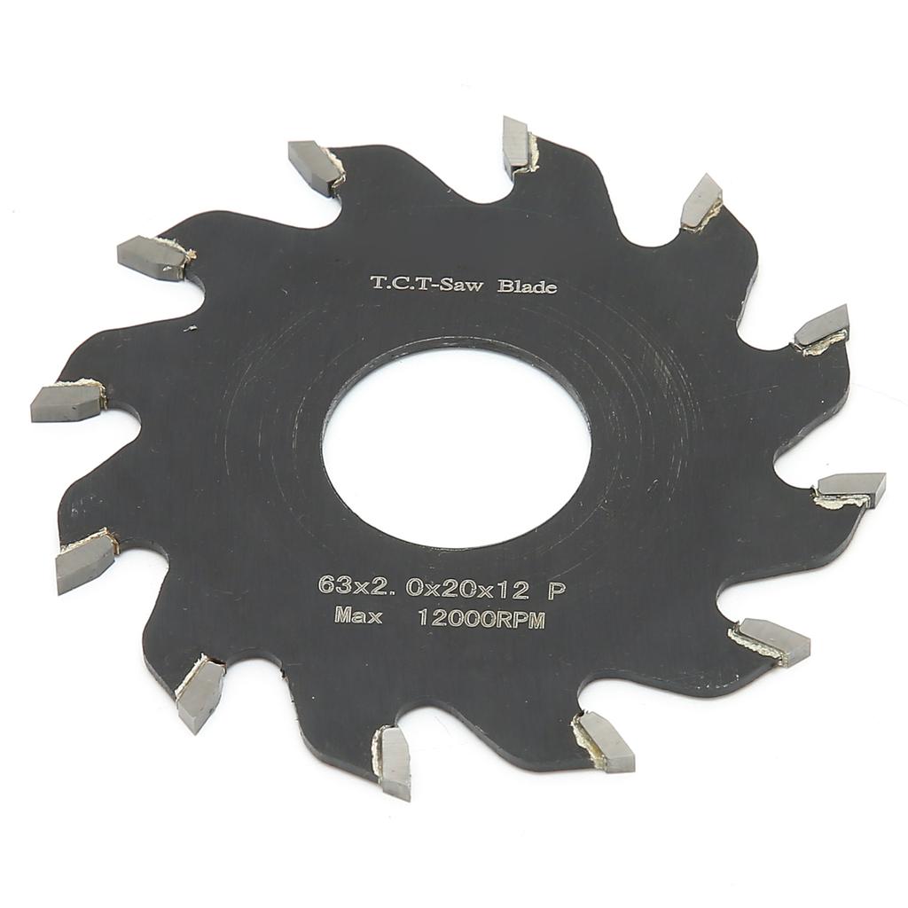 Circular Saw Blade 63x2x20 Carbide Woodworking Saw Disc for Table Saw Machine Trimming Machine