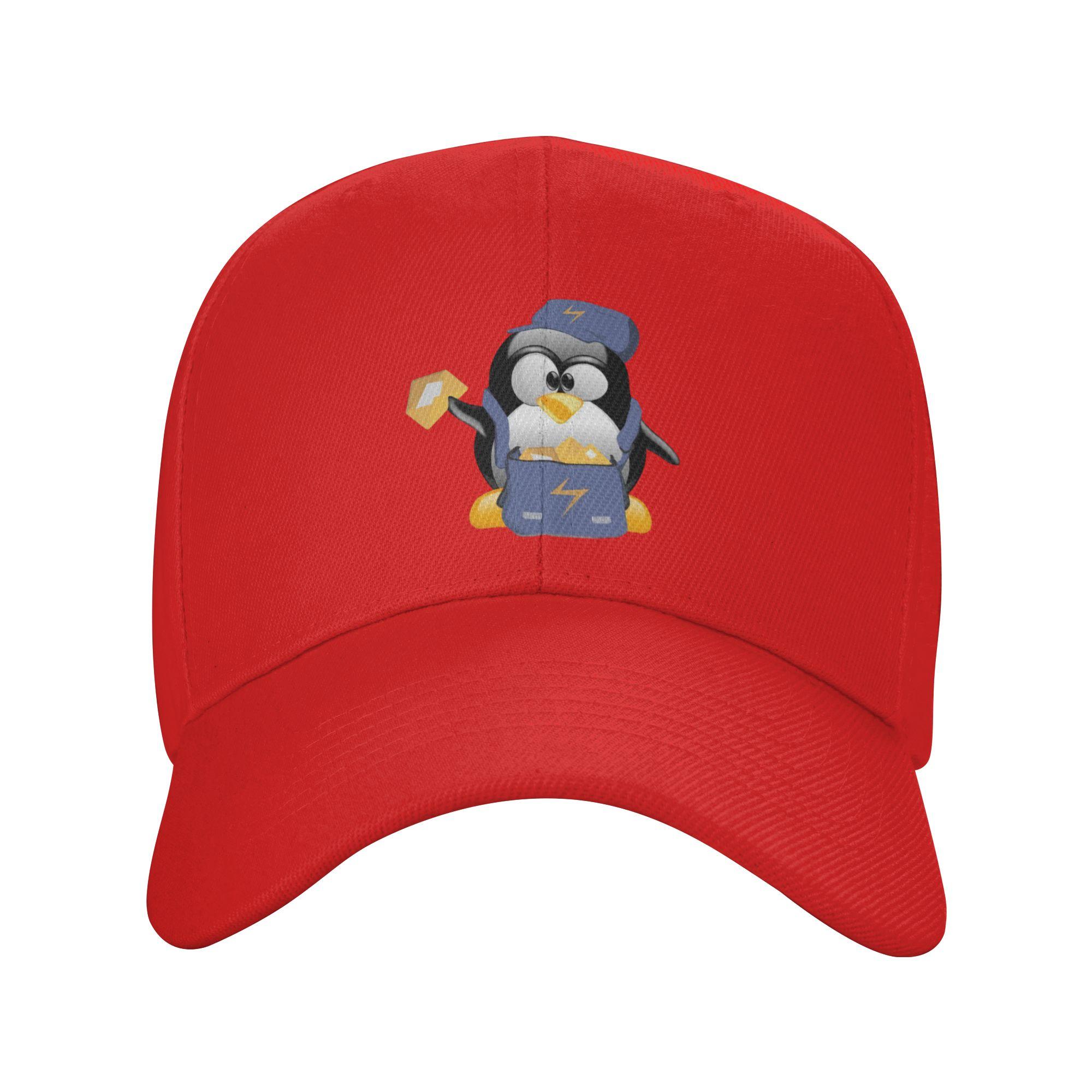 Tux Penguin Baseball Cap Linux yk Retro Trucker Hat Summer Unisex Adult Hiking Fishing Snapback Cap One Size