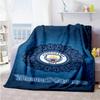 Manchester City Personalized Text Blanket Multi-purpose Personalized Blanket Ultra-Soft Suitable for Office Living Room Livingroom Bed
