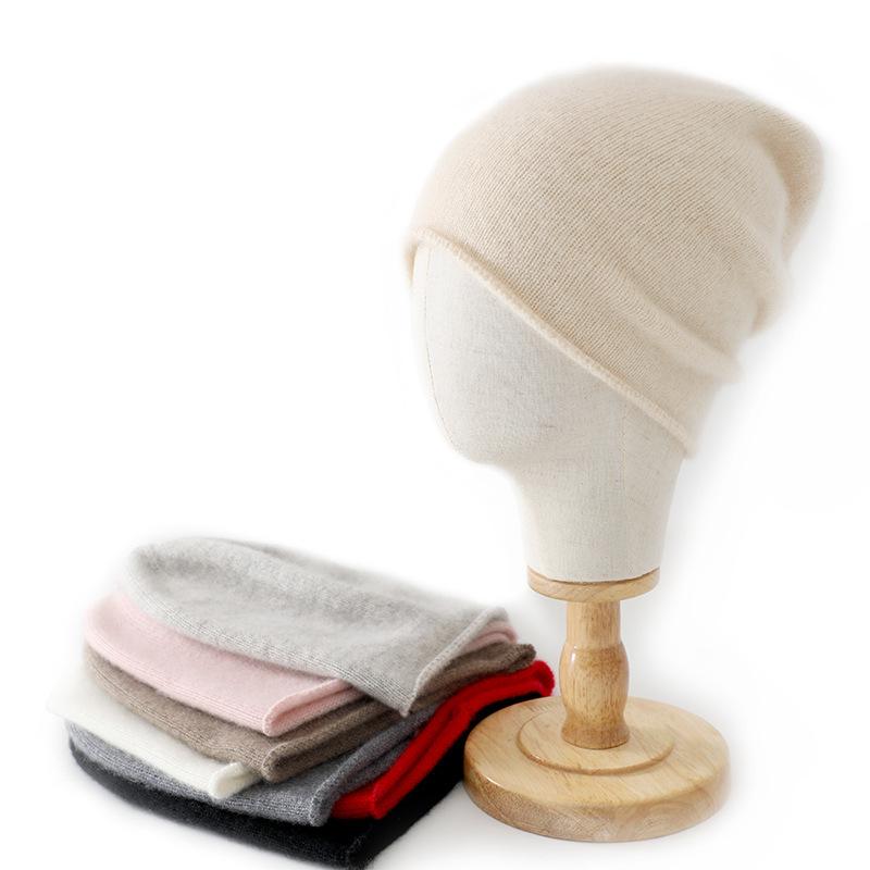 [Customization]% Cashmere Soft Waxy Skin-friendly Hat Cashmere Hat Supports Customized Color LOGO Spot