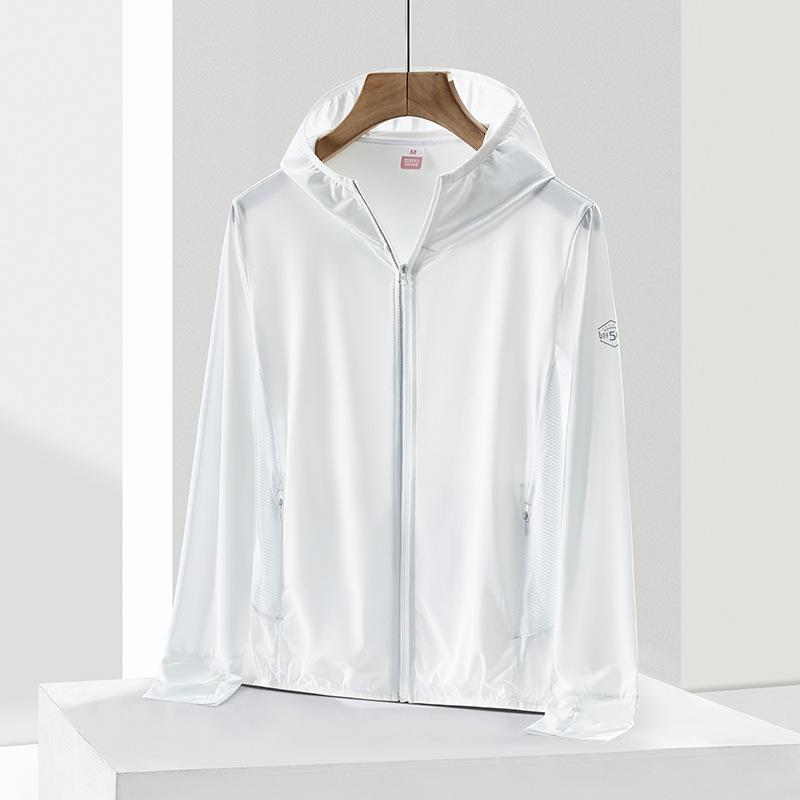 UPF50+ Ultradünne Eisseide Sonnenschutzjacke für Damen & Herren - Schlankmachend, Atmungsaktiv, UV-Schutz