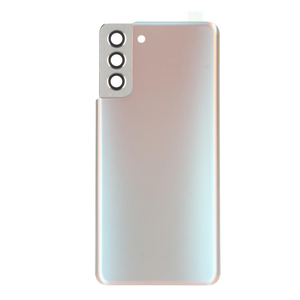 Glass Cover Replacement for S21 Plus Back Rear Cover Hosing Door Repair Replacement Tool Kit with Preinstalled Camera