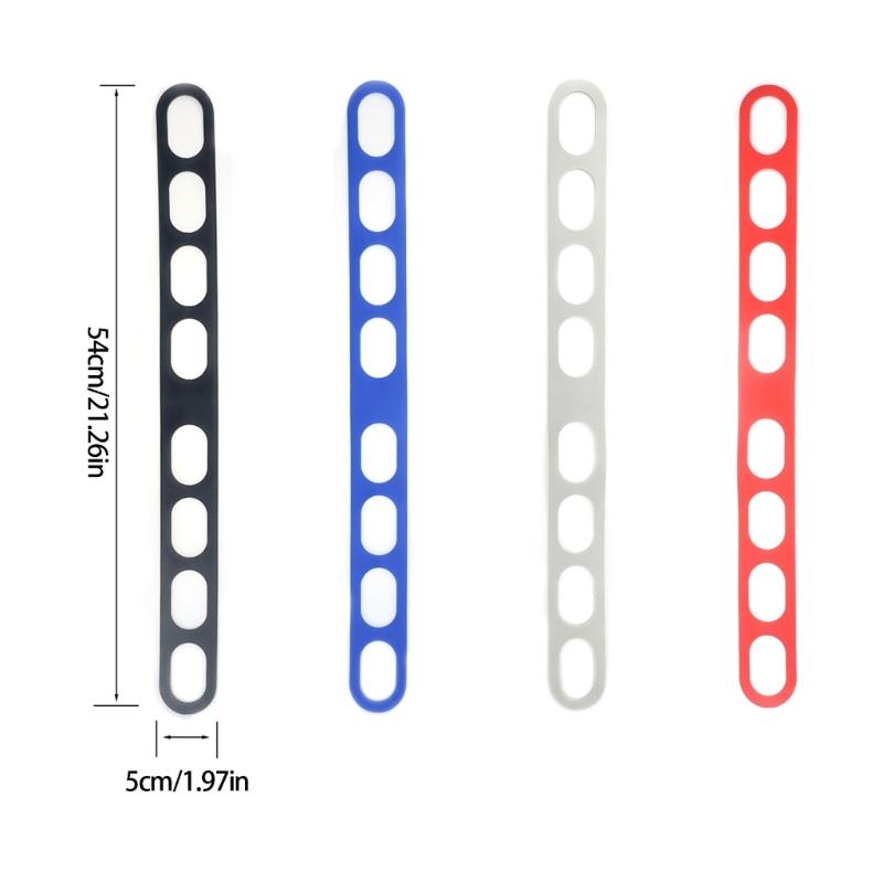 Elastic Stretchable Silicones Lid Locking Bands Nonslip Grip For Multiple Cookware Size Storage Solution Cookware Fasteners
