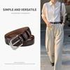 Women'S Belt Double-Sided Leather New Simple Women'S Pin Buckle Belt Versatile Decorative Jeans Versatile Belt