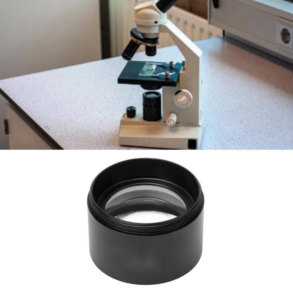 Microscope Objective Lens 0.5X 48mm Thrd Blue Light Blocking Microscope Objective Lens Accessory