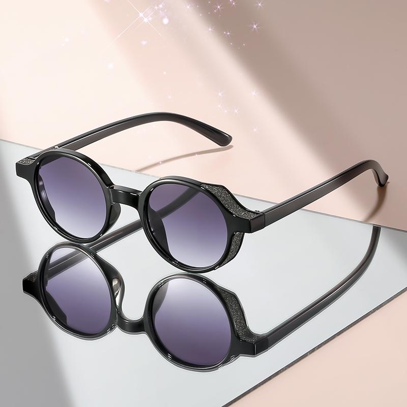 Classic Small Round-framed Sunglasses, Fashionable and Trendy Travel, Party and Gathering Sunglasses