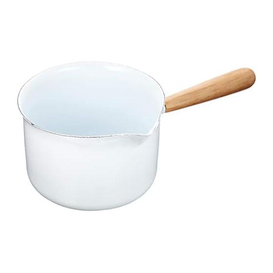 Posh Living PL эмалированная кастрюля для молока One Hand Pot белая 680