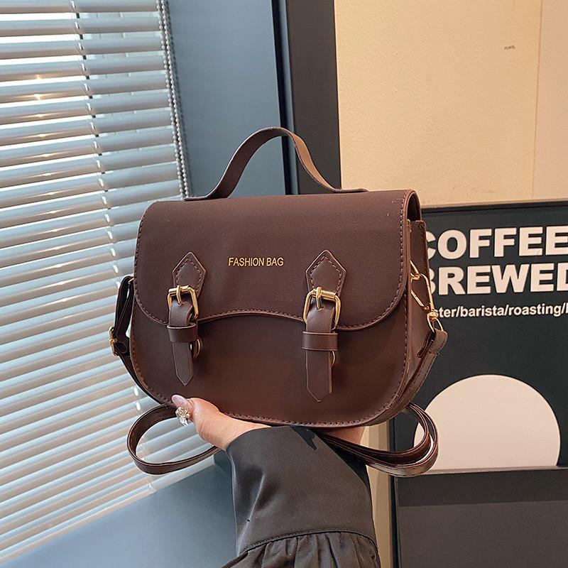 Chic Vintage Style Women's Small Square Bag With Elegant Pu Material For Daily Use