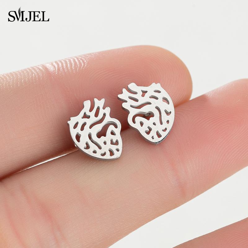 Fashion Genshin Impact Earring Stainless Steel Hydro Dendro Anemo Electro Cryo Pirate Earrings For Women Cosplay Ear StJewelry