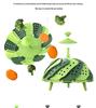 Folding Lotus Steamer Basket - Versatile, Food-Grade Plastic, Available in Various Colors