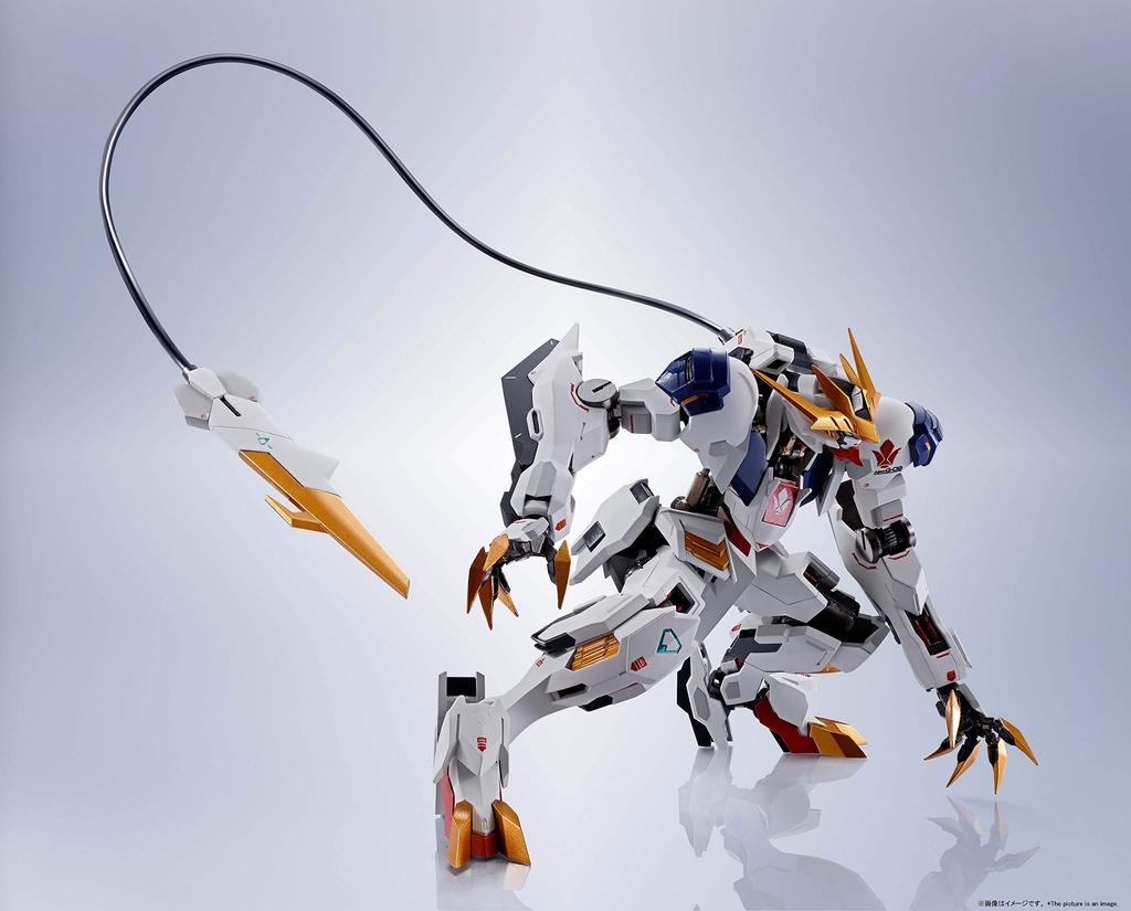 TAMASHII NATIONS KOVOVÝ ROBOT Spirits Mobile Suit Gundam Orphans Gundam Barbatos Lupus Rex 150mm malovaná pohyblivá figurka Iron-Blooded [BOČNÍ RUBRIKA] cca.