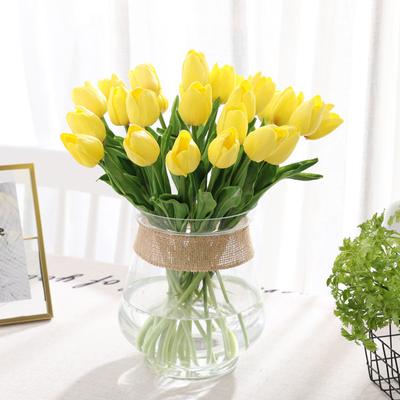 35cm Real Touch Artificial Flowers PU Home Decor Wedding Decoration Flowers Fake Flowers Tulips