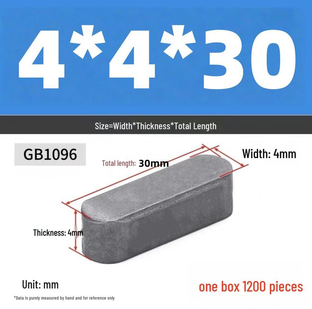 A3 Material Double Round Head Key Pin, Plain Key, Type A, Complete M3/M4/M5 Specifications