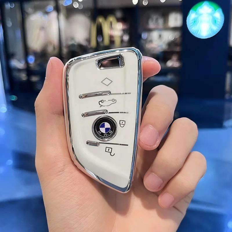 Car Sticker Hot 2025 TPU Car Remote Key Case Cover Shell Protector For BMW 1 3 5 7 Series X1 X3 X5 X6 F34 F10 F11 F20 F25 G30 M2