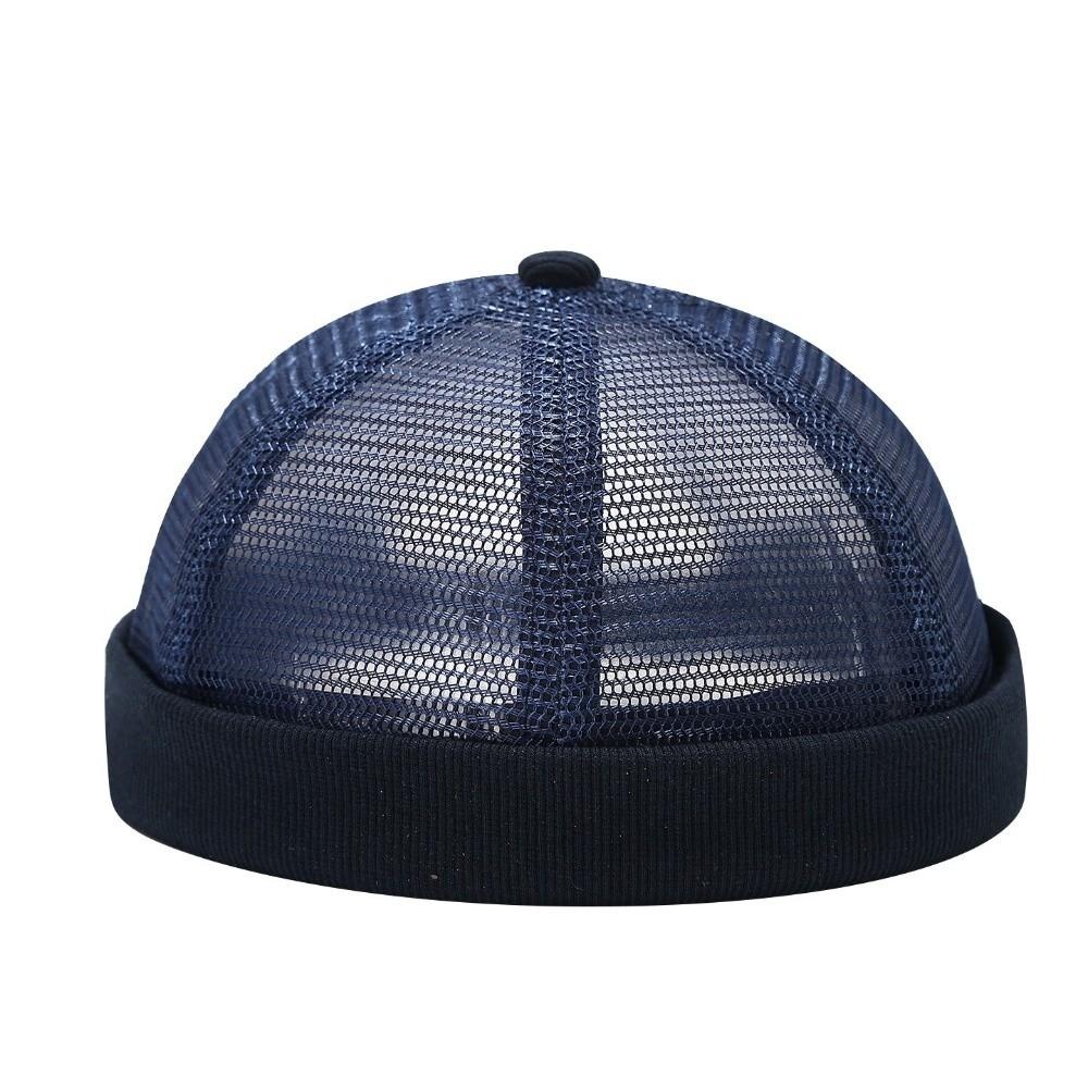 Brimless Mesh Brimless Skullcap Mesh Sailor Cap Classic Breathable Beanie Hat  Summer Season