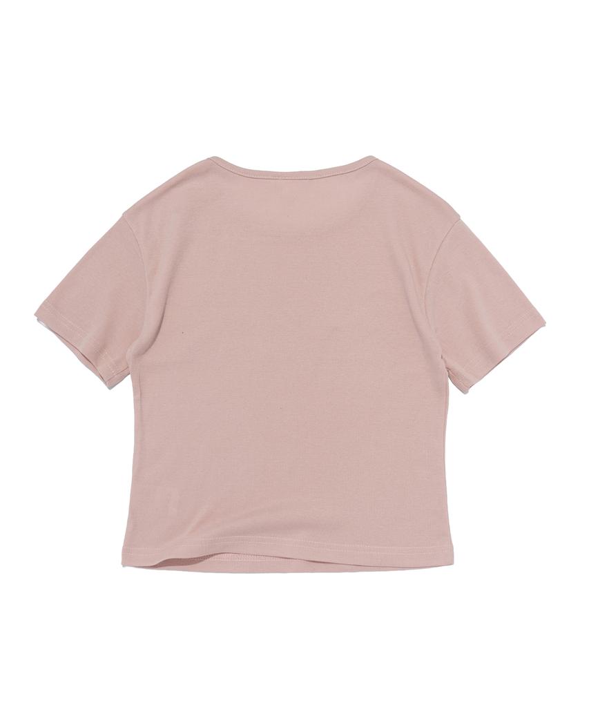 ROIDESROIS Picnic Check Strawberry Crop Short Sleeve Tee (Pink)