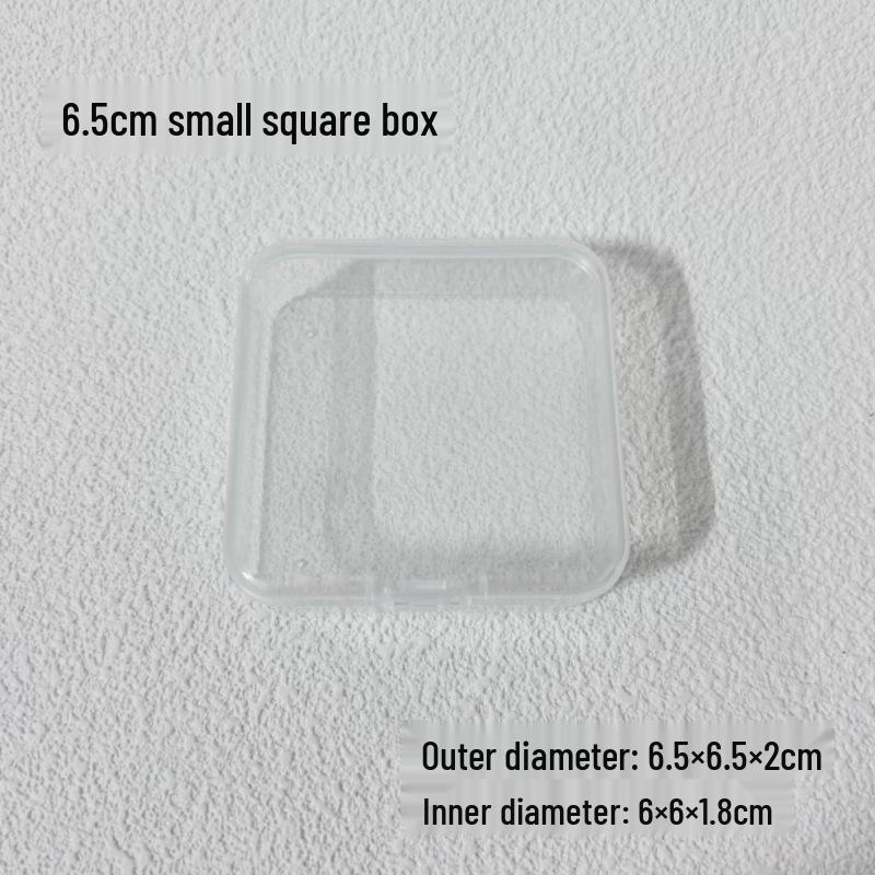 Compact Makeup Powder Puff Storage: Round & Square Plastic Boxes