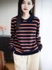 Korean Style Women's Polo Neck Wool Sweater - Autumn/Winter Fashion, Loose Knitwear