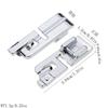 Multifunctional Electric Sewing Machine with Zipper, Binding, and Overlock Presser Foot Attachments