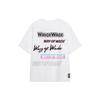 Li-Ning Wade Series Letter Print Round Neck Loose Short Sleeve T-Shirt Unisex Tops White AHST329-2