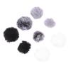 1Pc Universal Furry Microphone Wind Protector Mini Size Furry Windscreen Microphone Windscreen Protective Case Accessories