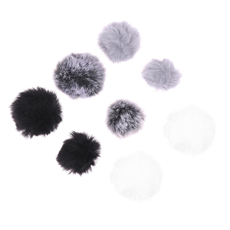 1Pc Universal Furry Microphone Wind Protector Mini Size Furry Windscreen Microphone Windscreen Protective Case Accessories