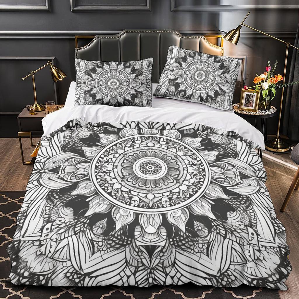 3D Digital Printing Bedding Two Or Three-Piece Set Bohemian Series Polyester
