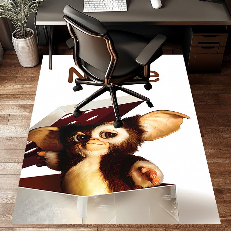 Custom Gremlin Mat Personalized Name, Polyester Washable Indoor Entryway Rug, Gift for Christmas, Easter, Thanksgiving Day