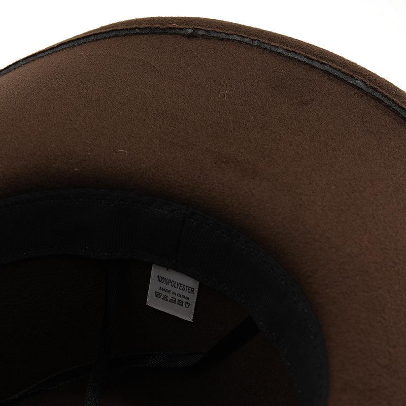Distressed Western Cowboy Hat Wide Brim Sun Protection Gentleman Hat