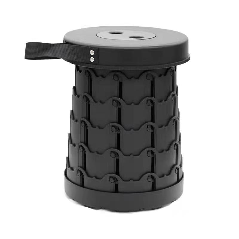 Compact Telescopic Outdoor Folding Stool for Camping, Fishing, and Home Use