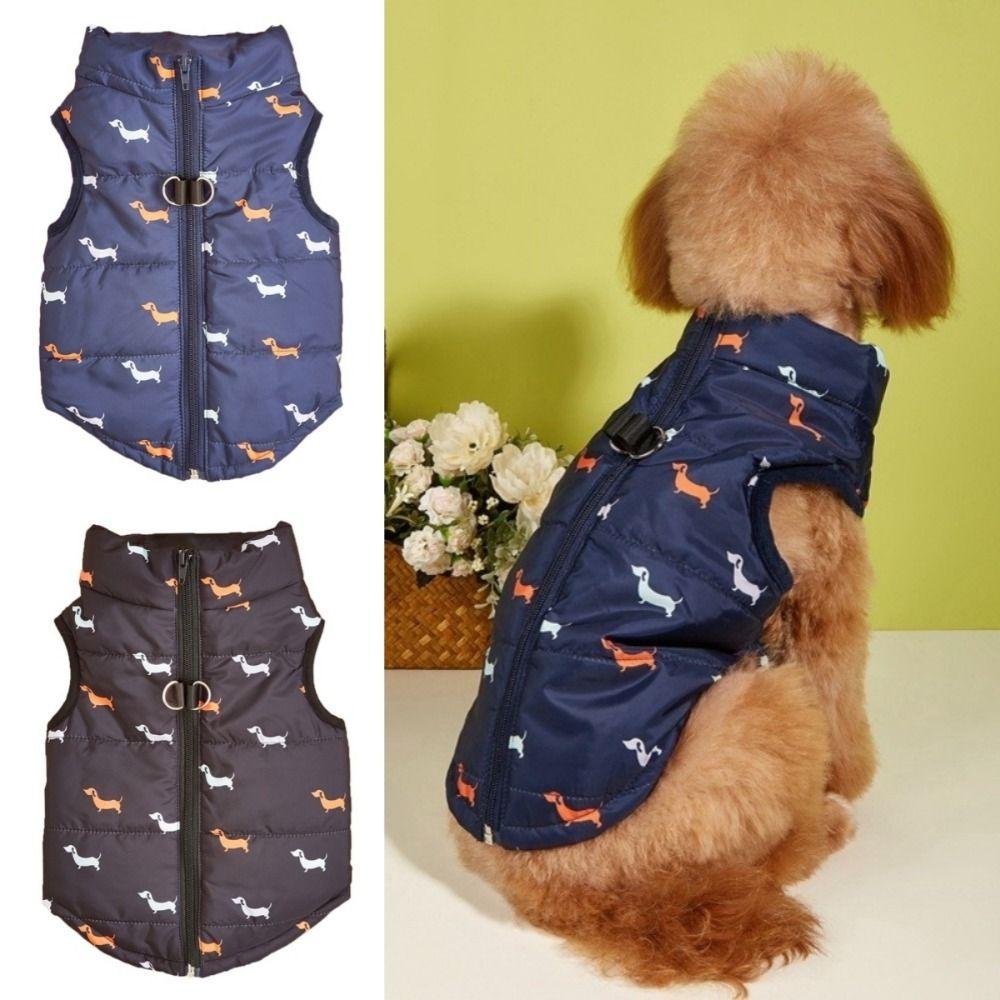 Soft Warm Pet Dog Coat Puppy Pattern Pet Dog Clothing New Thicken Pet Jacket Winter Season