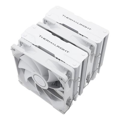 Thermalright Peerless Assassin 120 White CPU Cooler Dual 6 Heat 120mm PWM AGHP Technology for AMD AM4 Tower, Pipes, Fan, AM5/Intel