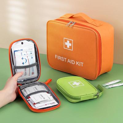 Large Capacity Travel First Aid Kit & Portable Medicine Storage Bag